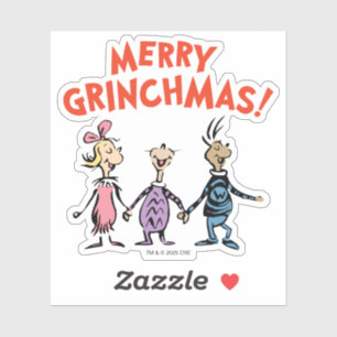 Wie Houden Elkaars Hand Merry Grinchmas Sticker