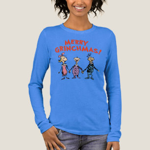 Wie Houden Elkaars Hand Merry Grinchmas Tri-Blend Shirt