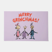 Wie Houden Elkaars Handen Prettig Grinchkerstfeest Deurmat (Voorkant)