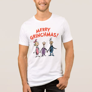 Wie Houden Elkaars Handen Prettig Grinchkerstfeest Tri-Blend Shirt