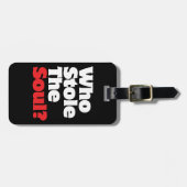 Wie houdt de soep tegen? bagagelabel (Voorkant horizontaal)