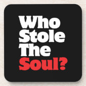 Wie houdt de soep tegen? bier onderzetter (Voorkant)