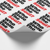 Wie houdt de soep tegen? cadeaupapier (Hoek)