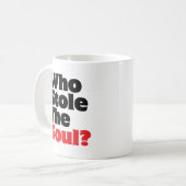 Wie houdt de soep tegen? koffiemok (Voorkant links)