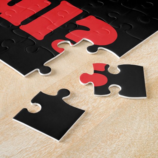 Wie houdt de soep tegen? legpuzzel (Zijkant)