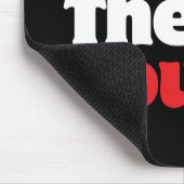 Wie houdt de soep tegen? muismat (Hoek)