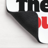 Wie houdt de soep tegen? muismat (Hoek)