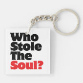 Wie houdt de soep tegen? sleutelhanger (Achterkant)