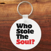 Wie houdt de soep tegen? sleutelhanger (Voorkant)