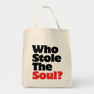 Wie houdt de soep tegen? tote bag