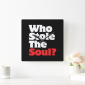 Wie houdt de soep tegen? vierkante klok (Huis)