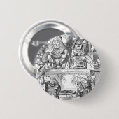 Wie houdt de Tarts tegen? Ronde Button 5,7 Cm (Voorkant /achterkant)