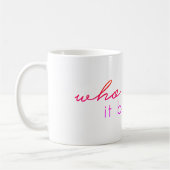 Wie houdt dit in? Mok (Links)