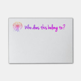 Wie houdt dit in? Post-it notities Post-it® Notes