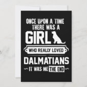 Wie houdt echt van Dalmatiërs Bedankkaart (Voorkant)