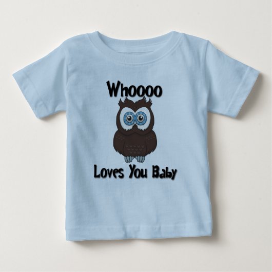Wie houdt van je Baby T-shirt (Voorkant)
