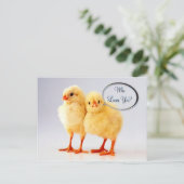 Wie houdt van je? Briefkaart (Staand voorkant)