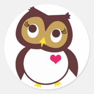 Wie houdt van je ronde sticker