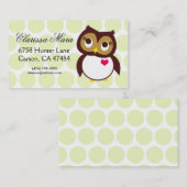 Wie houdt van je visitekaartje (Voorkant / Achterkant)