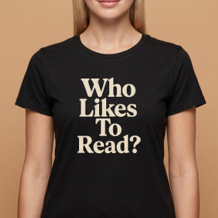 Wie Houdt van Lezen? Lezen T-shirt