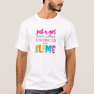 Wie houdt van Squishies en Slime DIY-ambachtsliefh T-shirt
