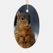 Wie ik heb een eekhoorn keramisch ornament (Rechts)