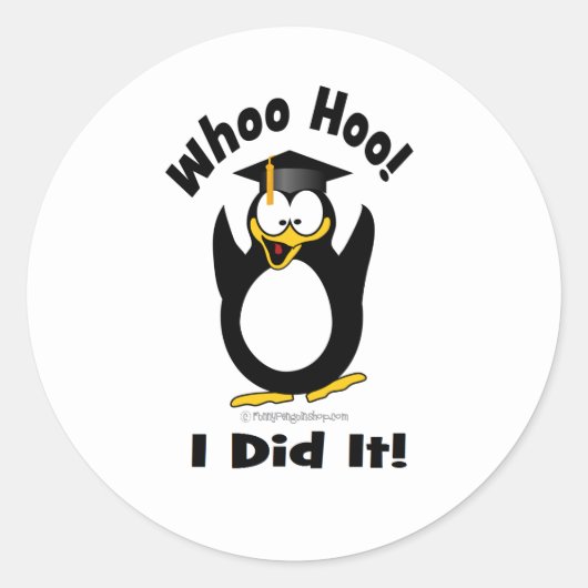 Wie ik het deed ronde sticker (Voorkant)