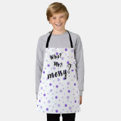 Wie? Ik? Messy? Polka Dot Children's Schort (Gedragen)