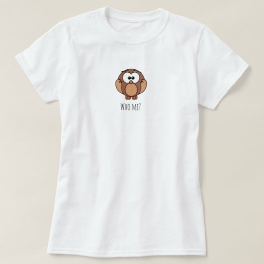 Wie Ik Uil T-Shirt (Design voorkant)