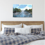 Wie ik vandaag Inspirerend ben Canvas Afdruk (Insitu (Slaapkamer))