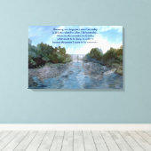 Wie ik vandaag Inspirerend ben Canvas Afdruk (Insitu (Houten vloer))