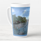 Wie ik vandaag Inspirerend ben Latte Mok (Linkerhoek)