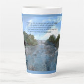 Wie ik vandaag Inspirerend ben Latte Mok (Voorkant)