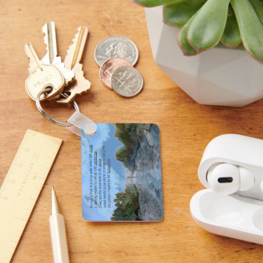 Wie ik vandaag Inspirerend ben Sleutelhanger (Bureau)