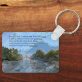 Wie ik vandaag Inspirerend ben Sleutelhanger (Voorkant)