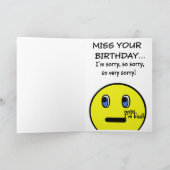 WIE IK, VERGEET kaart (Binnen)