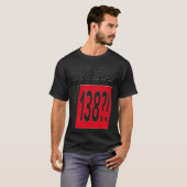Wie is bang voor 138? t-shirt (Voorkant volledig)