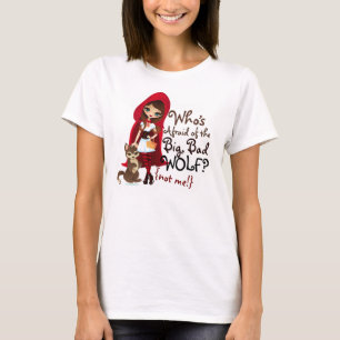 Wie is bang voor de Big Bad Wolf? T-shirt