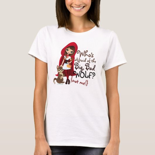 Wie is bang voor de Big Bad Wolf? T-shirt (Voorkant)