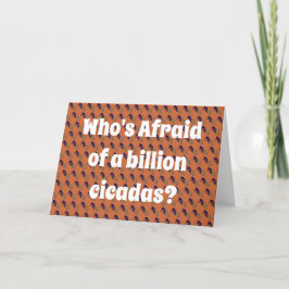 Wie is bang voor een miljard Cicaden? Kaart