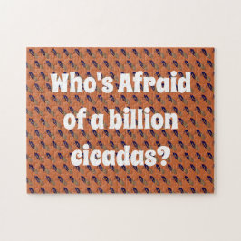 Wie is bang voor een miljard Cicaden? Legpuzzel