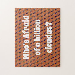 Wie is bang voor een miljard Cicaden? Legpuzzel