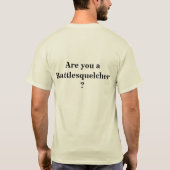 Wie is Cornelius T.Battlesquelcher? T-shirt (Achterkant)