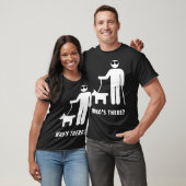Wie is daar Blind Humor Joke T-shirt (Unisex)