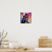 WIE IS DAT MEISJE POSTER (Keuken)
