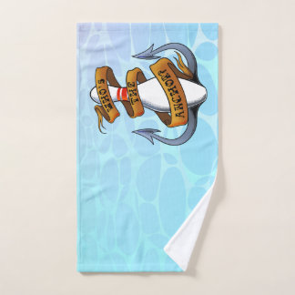 Wie is de Anchor? Handdoek