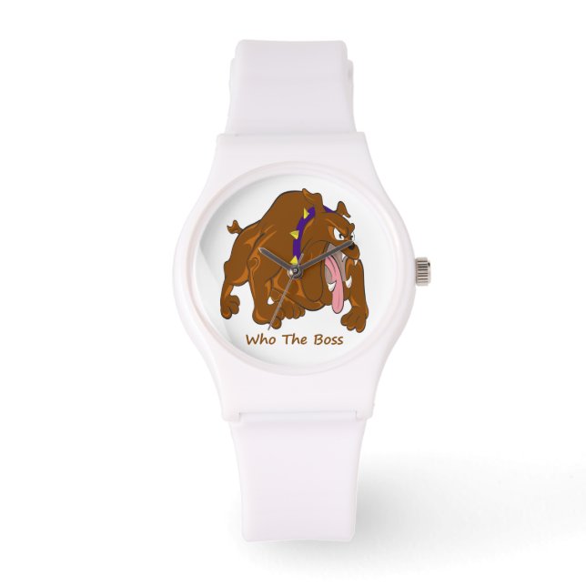 Wie is de Baas Horloge (Voorkant)