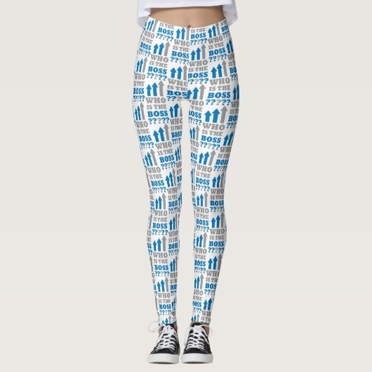 Wie is de baas? leggings (Voorkant)