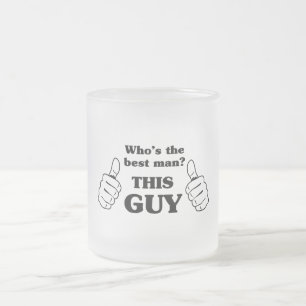 Wie is de beste man? Deze vent Matglas Koffiemok