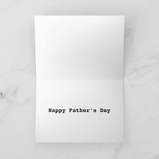 Wie is de beste opa? Vaderdag Uil Kaart (Binnen)